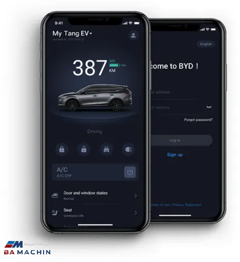 اپلیکیشن موبایل بی وای دی تانگ برای کنترل از راه دور و بررسی وضعیت باتری اپلیکیشن موبایل بی وای دی تانگ برای کنترل از راه دور و بررسی وضعیت باتری