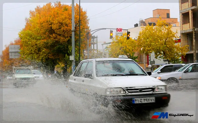 اصول رانندگی در باران و جاده لغزنده اصول رانندگی در باران و جاده لغزنده